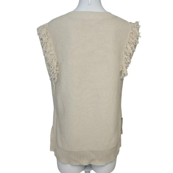 Banana Republic Fringe Boho Sleeveless Sweater - Picture 4 of 7